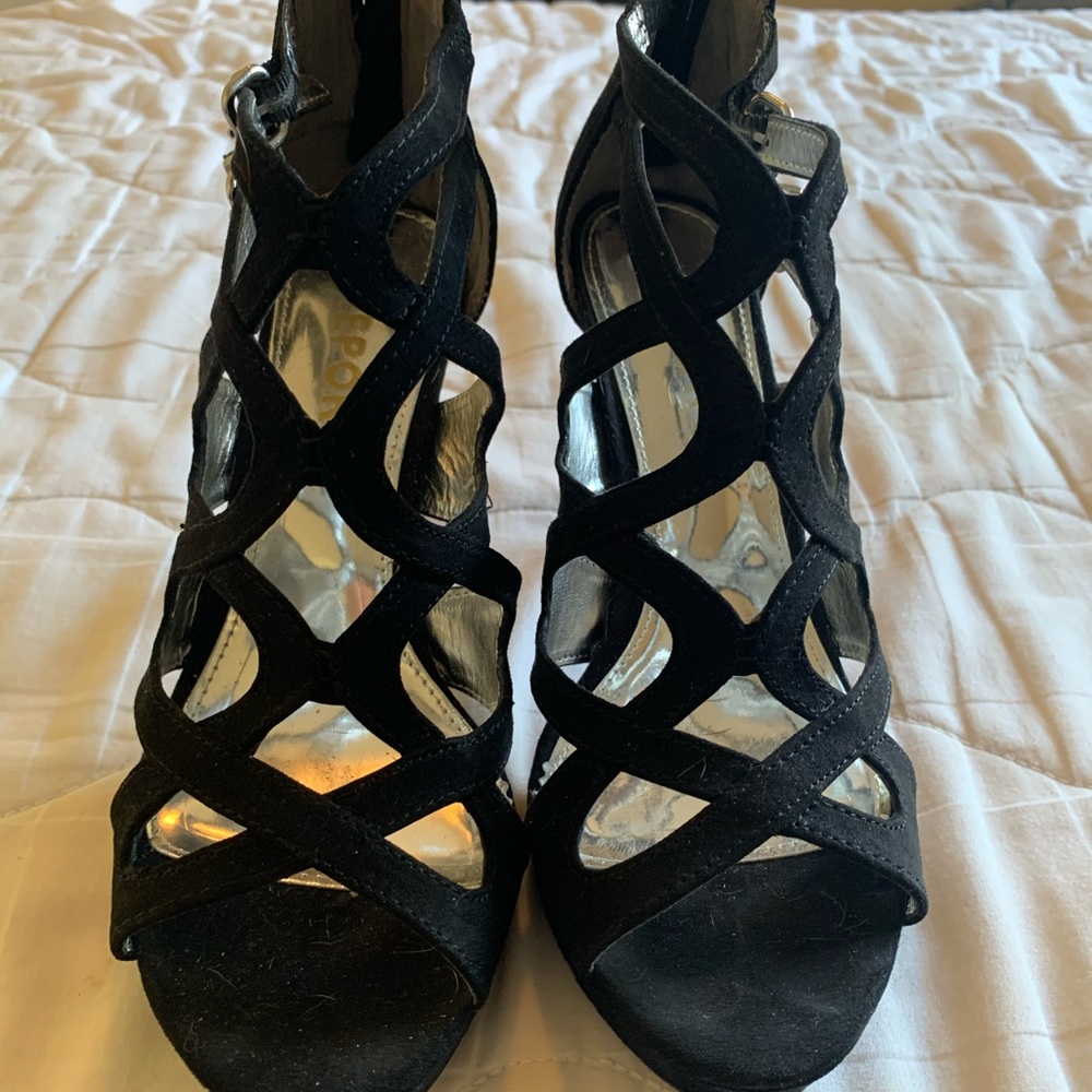 Strappy heels